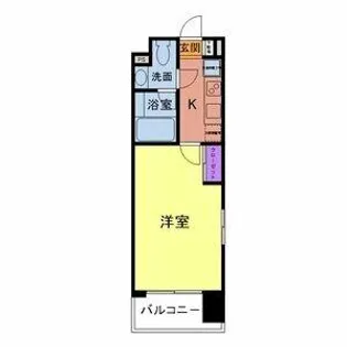 プレスタイル博多NORTH【10階】の間取り