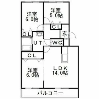 ヴァルムセピア【401号室】の間取り