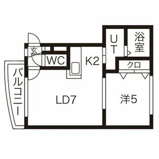 WILL【202号室】の間取り