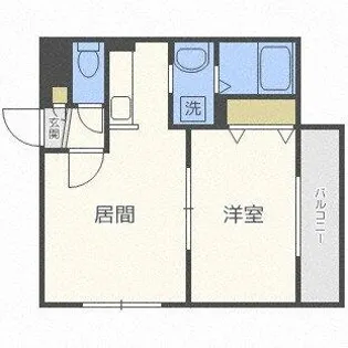 フルハート【305号室】の間取り
