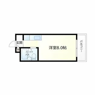 瓢箪山ハイツ【4階】の間取り