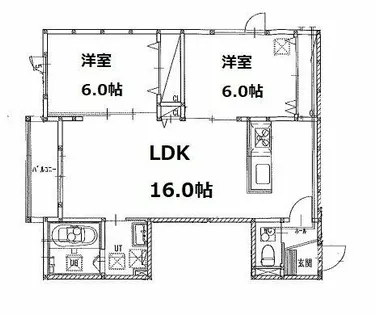 TIP稲穂【202号室】の間取り