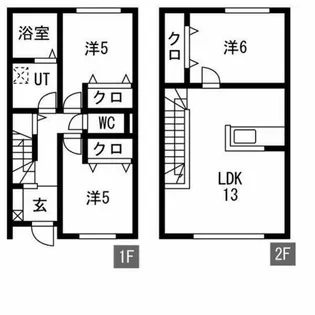 Richelle【F号室】の間取り
