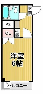 中百舌鳥ビル【3階】の間取り