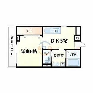 インフィルドⅡ【802号室】の間取り