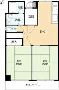 マルヤマハイツ【4階】の間取り