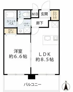 プレサンス東本町vol.2【8階】の間取り