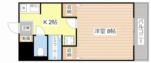 サンリッチMIYUKI【303号室】の間取り