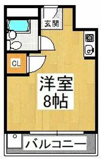 スコルピオ清和【4階】の間取り