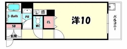 元町MGレジデンスIII【7階】の間取り