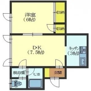 サンロード桔梗【201号室】の間取り