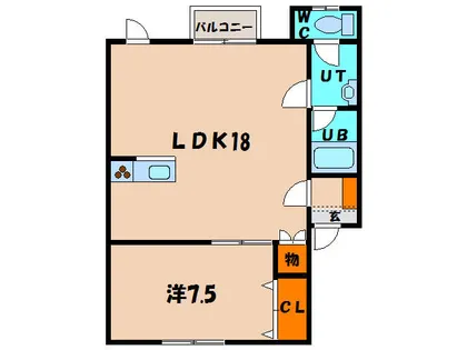 ハイムR No3【203号室】の間取り
