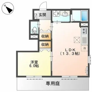 アリビオ【1階】の間取り