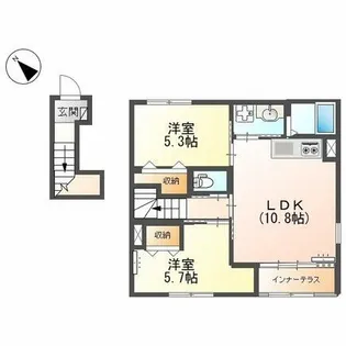 アリビオ【2階】の間取り