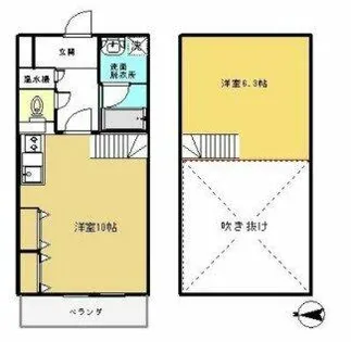 アビテ21【206号室】の間取り