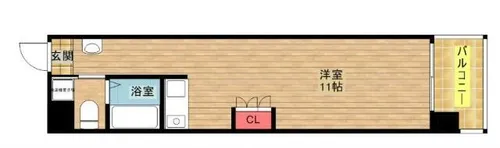 インザグレイス弁天町【4階】の間取り