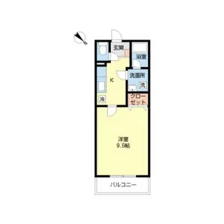 フィオーレ壱番館【0205号室】の間取り