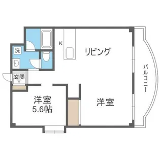 シティ76Ⅱ【5階】の間取り