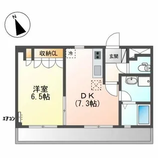 ハピネス 本郷【1階】の間取り