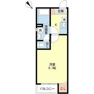 シャムロック熱田E【0103号室】の間取り