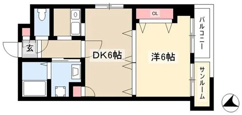 オオタ大針ビル【3階】の間取り