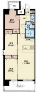 スプランディッド江坂DUE【1階】の間取り