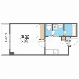 アムール千里丘【1階】の間取り