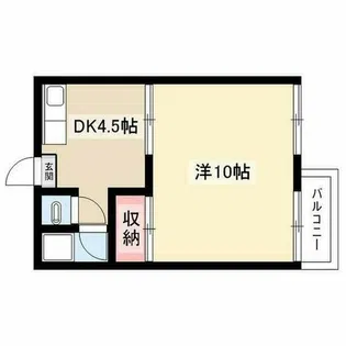 コーポ深川【12号室】の間取り
