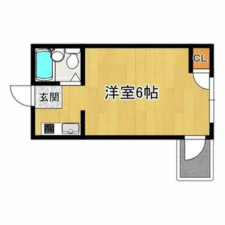 メゾンドール天神橋【4階】の間取り