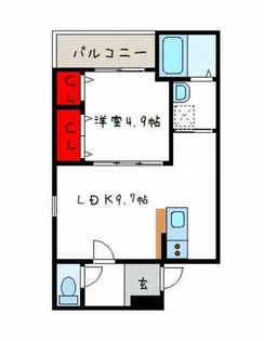 フジパレス花園中央公園南Ⅱ番館【1階】の間取り