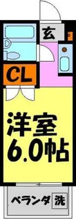 プティメゾン花屋敷【205号室】の間取り