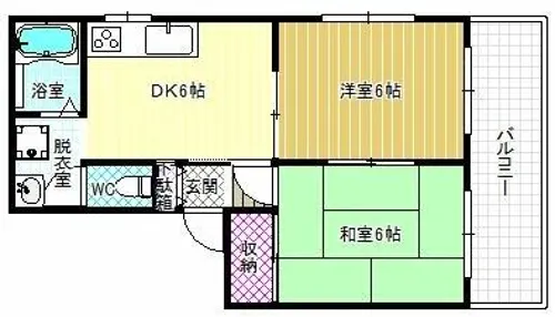 フレグランス【1階】の間取り