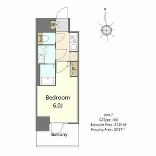S-RESIDENCE高井田beleta【8階】の間取り
