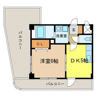 トリニティグレース【3階】の間取り