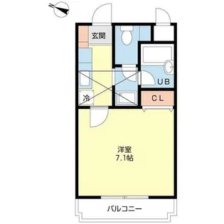 エスターテ【0201号室】の間取り