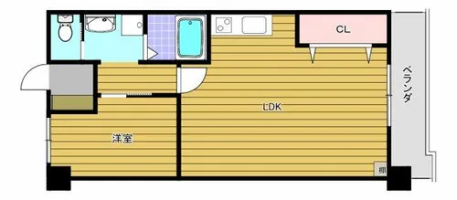 ふぁみーゆアビコⅡ【405号室】の間取り
