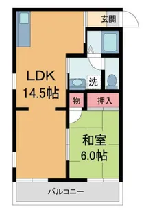 マサゴハイツ7【105号室】の間取り