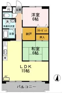 ファインビレッジ【3階】の間取り