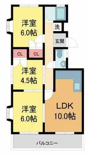 CREA御殿山【2階】の間取り