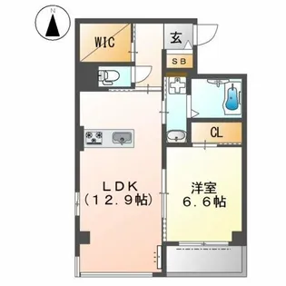 グランディール【2階】の間取り