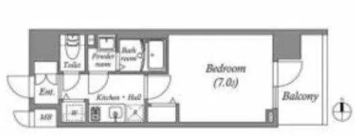 Cion Osaka East Gate【10階】の間取り