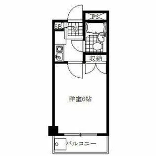 サンヒル南小池【307号室】の間取り