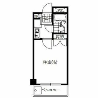サンヒル南小池【307号室】の間取り
