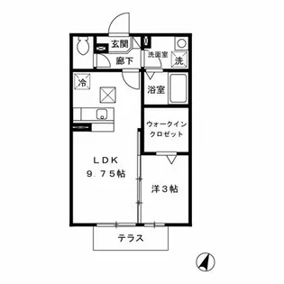 アルタヴィラ【1階】の間取り