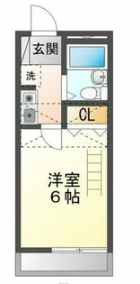 ウイングコート橋良【205号室】の間取り
