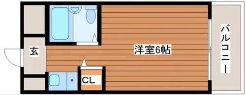 グランドムール都島【4階】の間取り