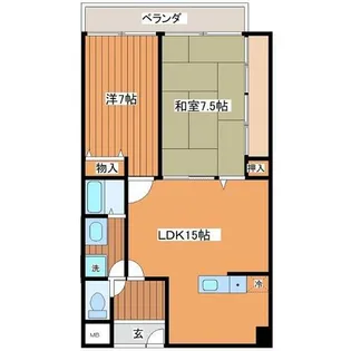 クレアジオーネ岸和田【3階】の間取り
