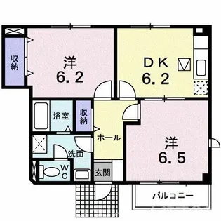 エクセル58B【1階】の間取り