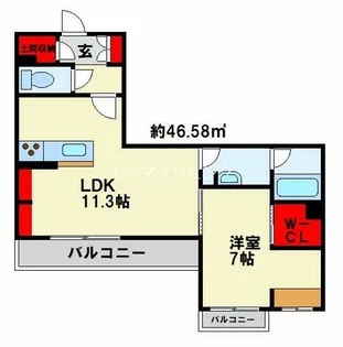 エクラージュ【2階】の間取り
