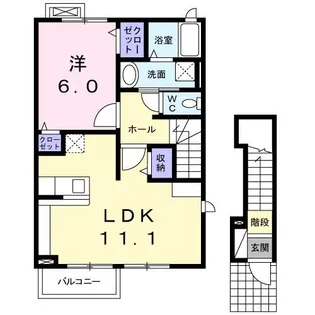 ファイン・ベル【2階】の間取り